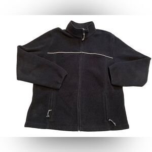 Eddie Bauer Black Fleece Jacket Large